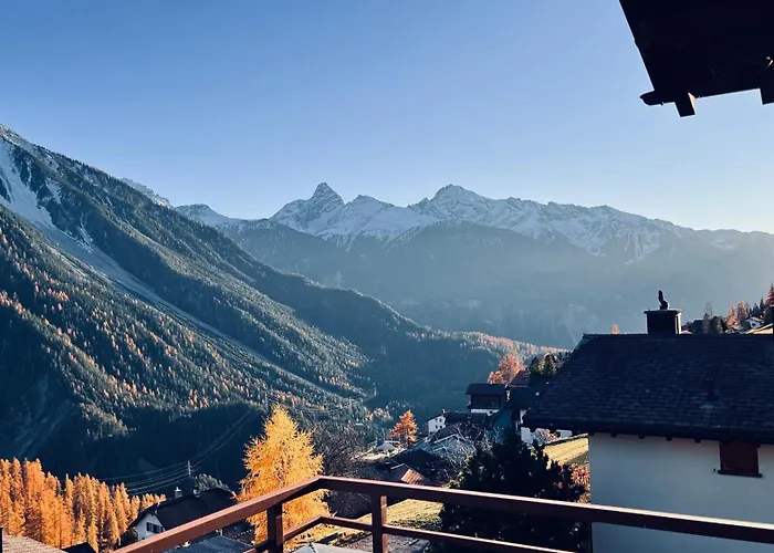 Davos Wiesen - Gemuetliches Appartment Mit Traumhafter Aussicht - Sonnenbalkon - Wanderparadies